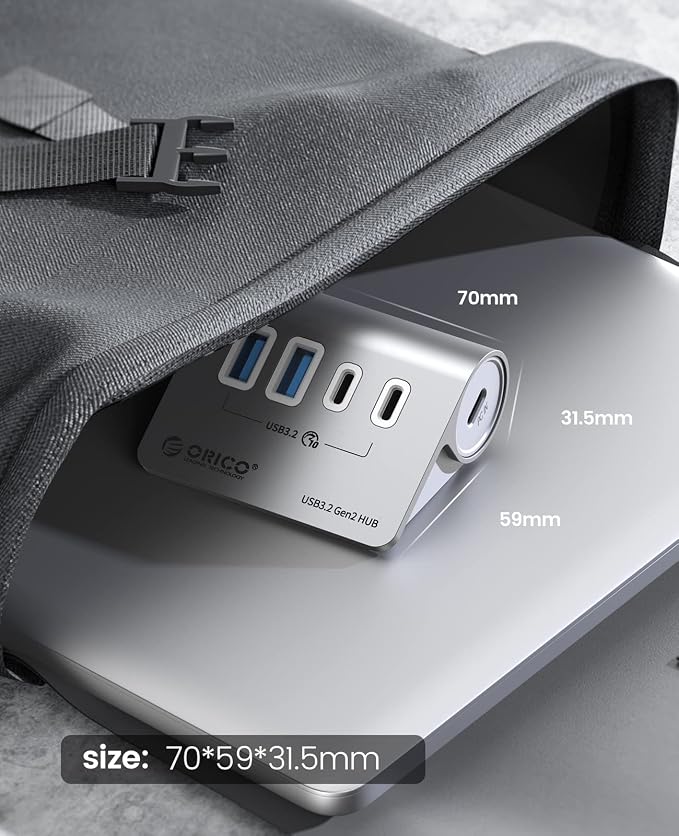 ORICO 4-Port USB 3.2 Gen 2 Hub 10Gbps - Image 7