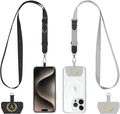 Phone Lanyard 2 Pack, Adjustable Cell Phone Multifuctional Patch Lanyards by Unknown