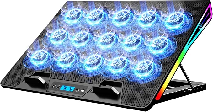 KeiBn Laptop Cooling Pad, Gaming Laptop Fan Cooling Pad by KeiBn-BornforyouBurntoever