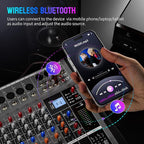 NEW BAXS Professional DJ Audio Mixer - Image 8