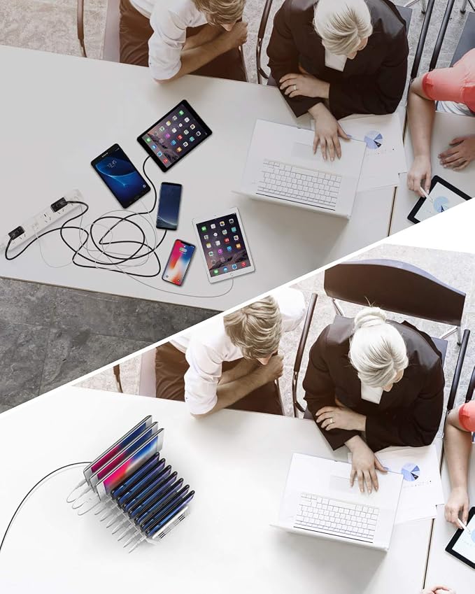 Unitek Charging Station for Multiple Devices, USB Charging Dock - Image 5