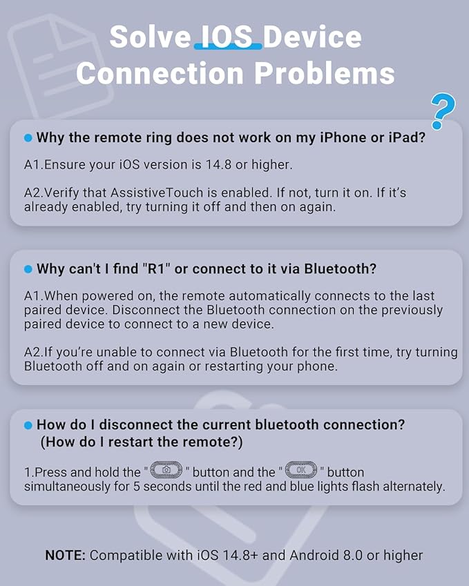 TikTok Scrolling Ring Remote Control, Camera Shutter Remote, Wireless Bluetooth - Image 9