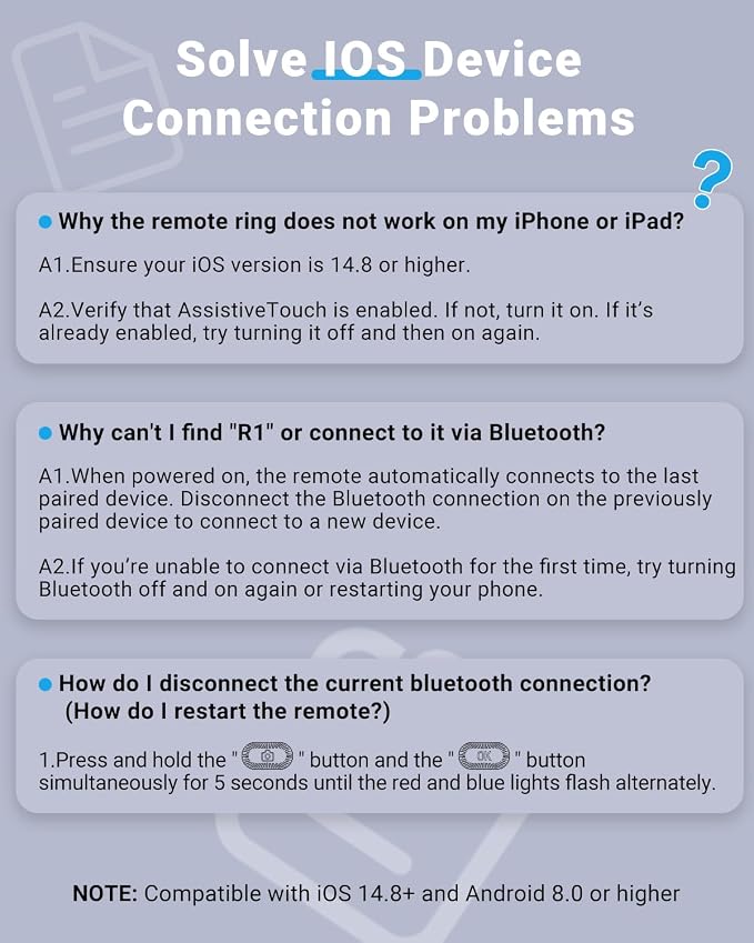 TikTok Scrolling Ring Remote Control, Camera Shutter Remote, Wireless Bluetooth - Image 8