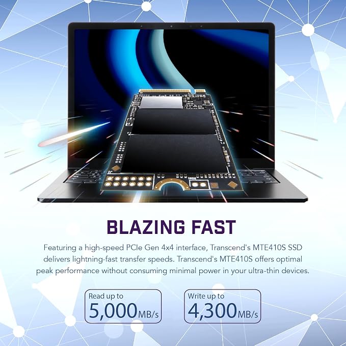 Transcend 2TB M.2 2242 SSD, PCIe Gen4x4 NVMe 3D TLC, - Image 4