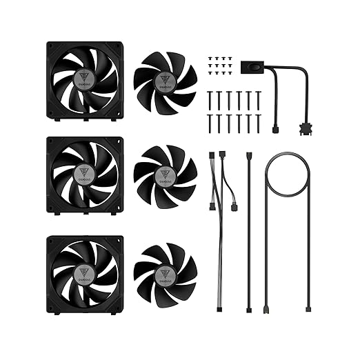 GAMDIAS AEOLUS P2-1203 120mm ARGB PWM Fan, Include Reverse Fan Blade x3 & - Image 15
