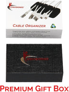Heaviest Cable Organizer on The Market! Compact and Weighted Desktop Cord - Image 5
