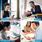 Wantek Phone Headset Wired Computer Headset - Image 6