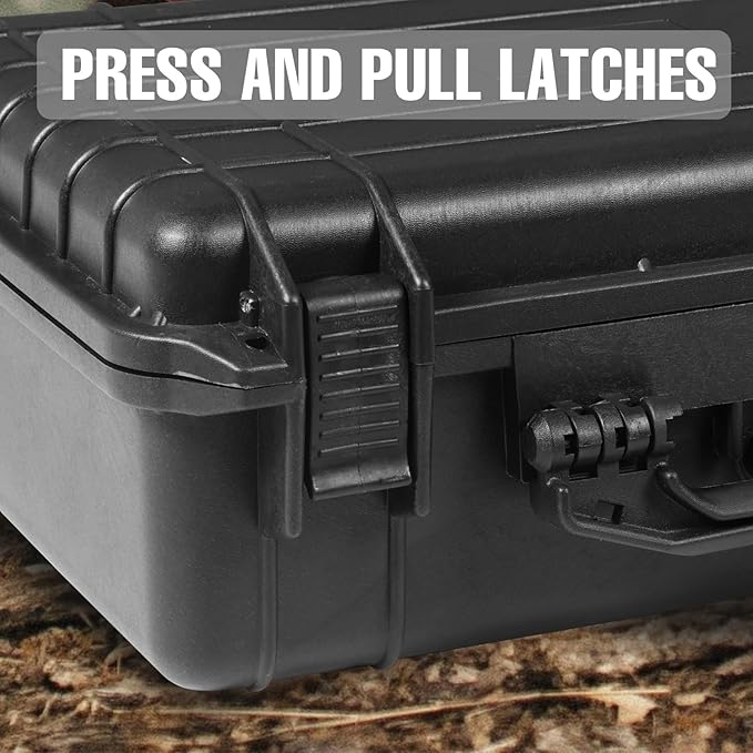 18x 13.8x 8 Inch Hard Case, Portable Weather Waterproof Protective Camera Case - Image 5