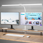 Hensam 31.5 Inch LED Desk Lamp, Double Head Desk Light by Hensam