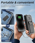 Solar Power Bank 20000mAh, Wireless Charger - Image 6