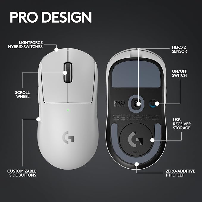 Logitech G Pro X Superlight 2 Lightspeed Wireless Gaming Mouse + G Pro X TKL - Image 4