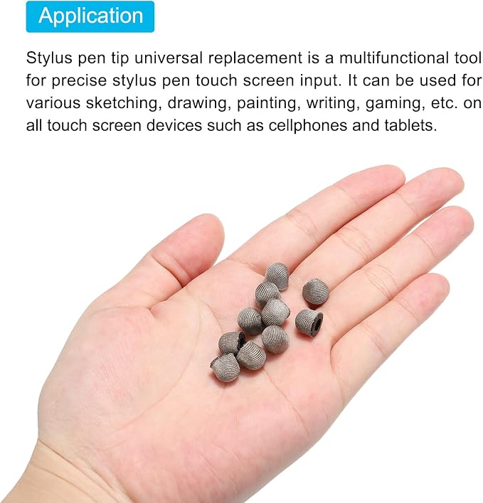 MECCANIXITY 12pcs 7mm Stylus Pen Fine Tips Conductive Fiber Capacitive Touch - Image 4