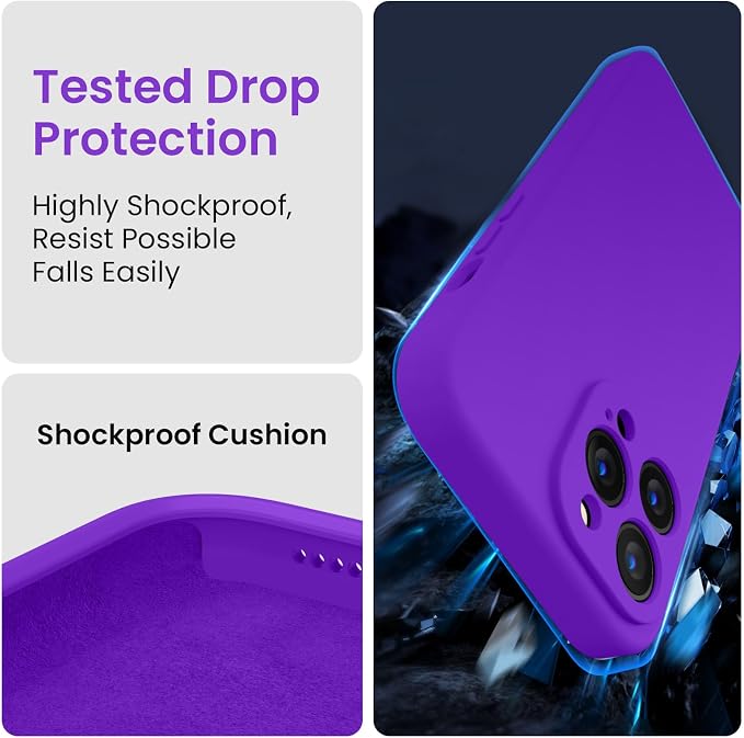 FireNova for iPhone 14 Pro Case, Silicone Upgraded Phone Case with, Soft - Image 4
