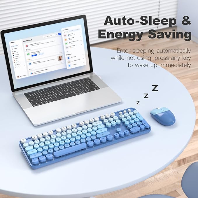 KNOWSQT Wireless Keyboard and Mouse Combo - Image 3