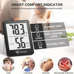 DOQAUS Humidity Meter, 2 Pack Room Thermometer Indoor, Hygrometer - Image 3