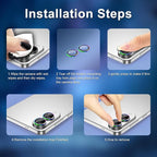 for Samsung Galaxy S25 Edge Camera Lens Protector, Individual Metal Ring - Image 8