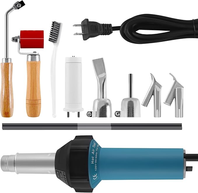 Iglobalbuy 1600W Hot Air Plastic Welder, 110V Plastic Welding Roofing Kit Vinyl by Iglobalbuy