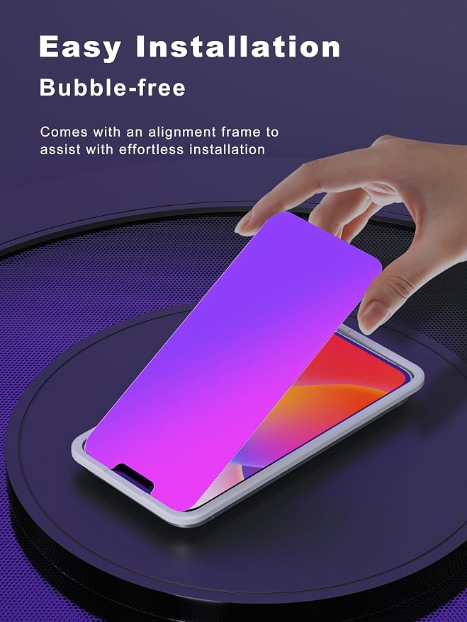 Compatible for iPhone 13 Pro Max Privacy Screen Protector/iPhone 14 Plus Screen - Image 6