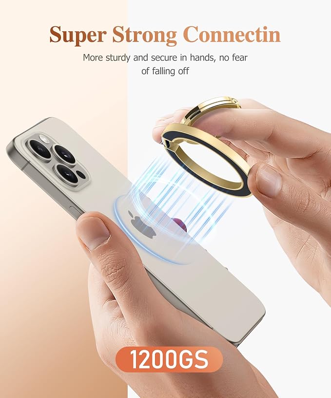 GVIEWIN Magnetic Phone Ring Holder, Compatible - Image 2