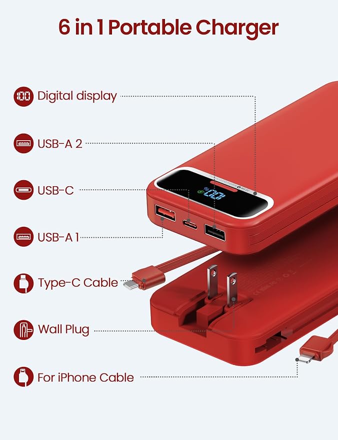 12000mAh Lightweight-Portable-Charger-Power-Bank - Image 2