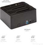 StarTech.com Dual-Bay USB 3.1 to SATA Hard Drive Docking Station, USB 3.1 - Image 5