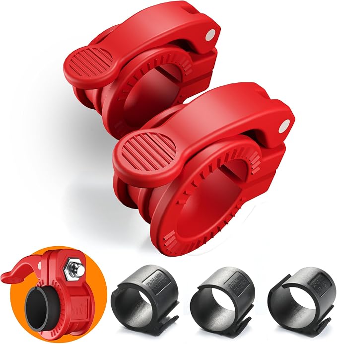 Narrow Barbell Clips 2.5cm Width by ZY-HUAN