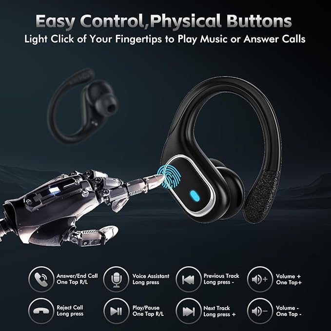 HAOYUYAN Wireless Earbuds Bluetooth 5.3 Headphones - Image 6