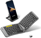 Samsers Ergonomic Foldable Keyboard, KE09U Folding Travel Bluetooth Keyboard by HOME