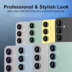 for Samsung Galaxy S24 FE Camera Lens Protector, Individual Metal Ring Tempered - Image 7