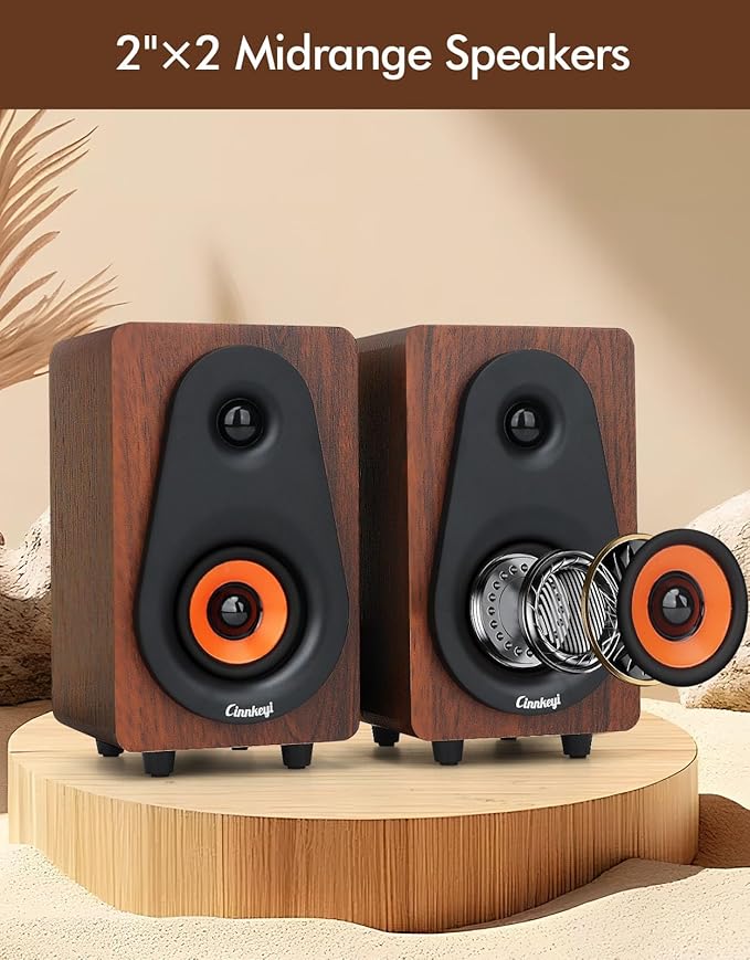 2.1 Computer Speakers with Subwoofer, Stereo Mid-High Dual Speakers, Volume - Image 3