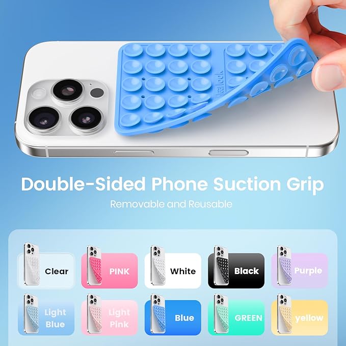 Klearlook Silicone Suction Cup Phone Case Mount Double Sided, Silicon Sticky - Image 4