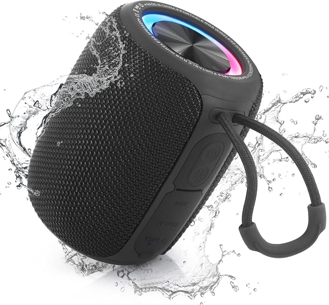 Portable Bluetooth Speaker, BT5.3 Wireless Speaker 20W Bass Diaphragms - Image 8