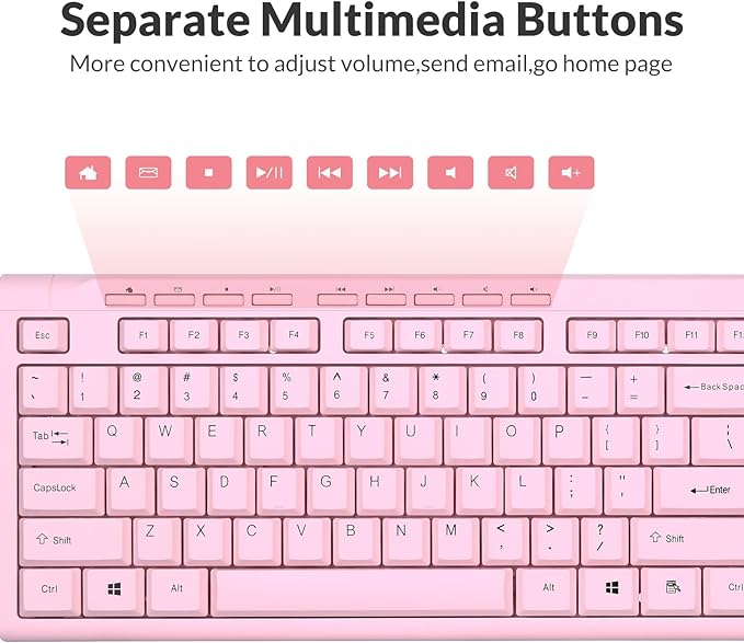 Rii RK907 Ultra-Slim Compact USB Wired Keyboard - Image 5
