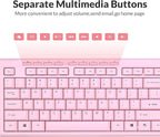 Rii RK907 Ultra-Slim Compact USB Wired Keyboard - Image 5