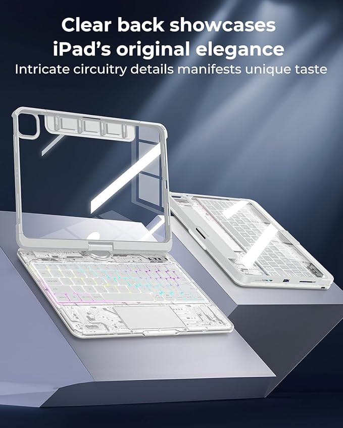 TSQQST Clear Wireless Keyboard Case - Image 6