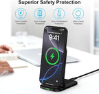 Wireless Charger Stand Samsung Wireless Charger Fast Charging Foldable Phone - Image 6