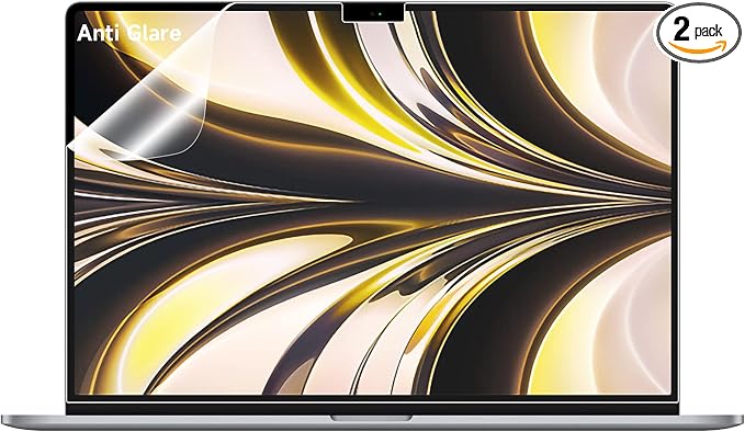 2 Pack Compatible with MacBook Air 13.6 inch Screen Protector, Matte Anti Glare by ANTOGOOV