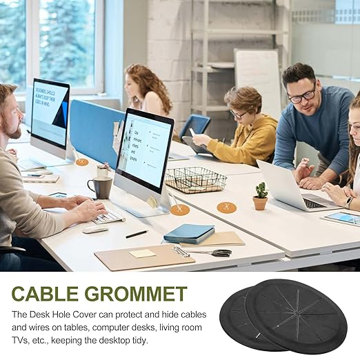 PATIKIL Desk Grommet 3-3/16" - Image 7