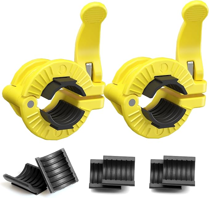 MAXRICH Barbell Clamp 1 inch Multiple Sizes & Adjustable Weight Clips by MAXRICH