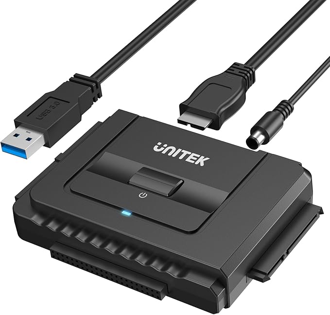 Unitek USB 3.0 to IDE and SATA Converter External Hard Drive Adapter Kit by Unitek