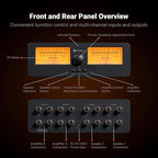 Fosi Audio LC30 VU Meter Amplifier Speaker Selector Switch Box Audio Visualizer - Image 7