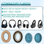 Replacement Earpads Cushions for Bose QuietComfort 35 & Quiet Comfort 35 II - Image 3