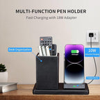 Wireless Charger with Desk Organizer, Wireless Charging Station - Image 2