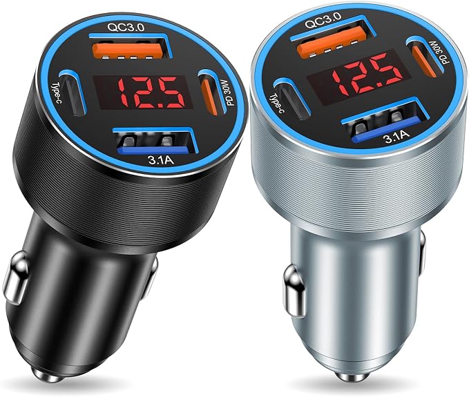 Car Phone Charger USB C, 12V Type C Car Adapter by Avatcen