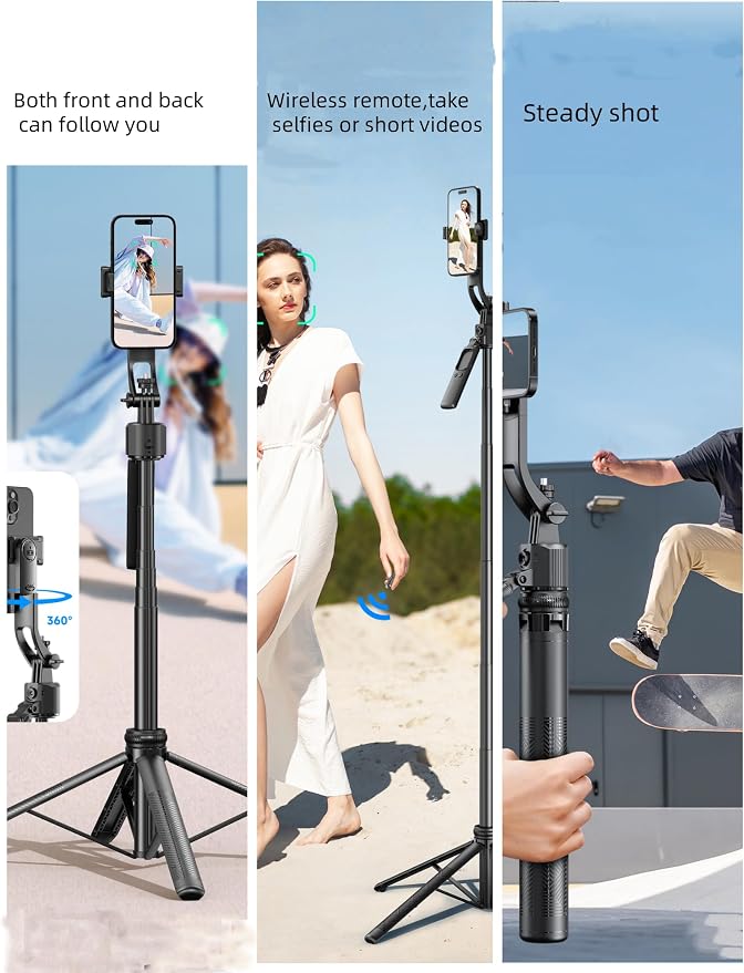 Auto Face Tracking Tripod 360° Rotation - Image 7