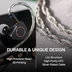 Linsoul SIMGOT SuperMix 4 1DD+1BA+1Planar+1PZT Hybrid Drivers Earphones - Image 6
