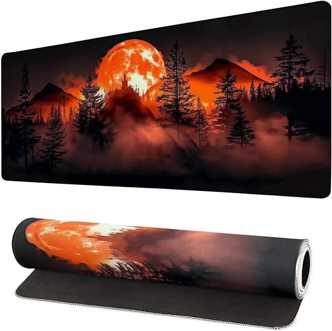 Extended Gaming Mouse Pad, Large Desk Mat XL Anime Mouse Pad Waterproof by Brecoy