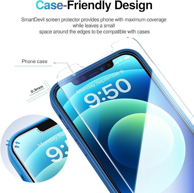 SMARTDEVIL 2 Pack Screen Protector - Image 5