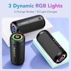 Portable Bluetooth Speaker, 30W Dual Speaker, 2.0 Channel, Deep Bass, 30H - Image 5