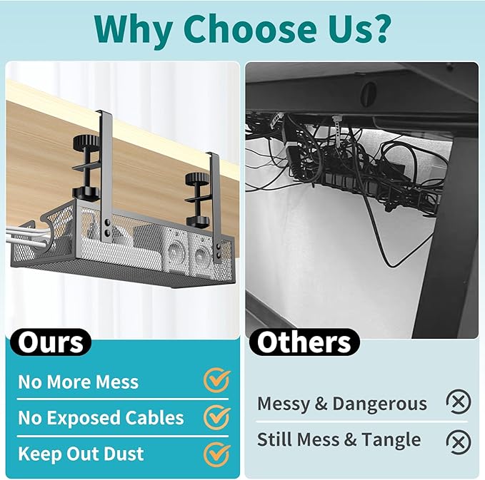 Under Desk Cable Tray - Image 5